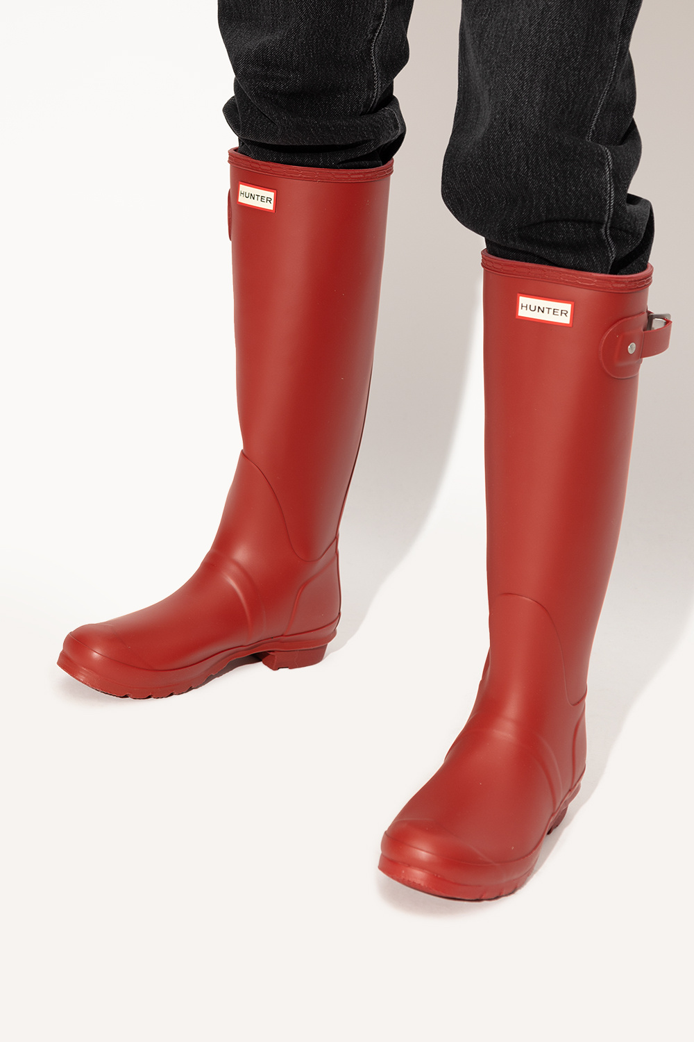 Hunter red tall rain 2025 boots